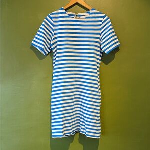 Tuckernuck Blue and White Striped Dress